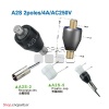 پک کامل اسلیپ رینگ 2 پل (روتاری کانکتور) Rotary Connector Asiantool ایشین تول مدل A2S/A2S-2/A2S-5 ساخت تایوان