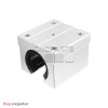 بلبرینگ خطی بلوکی قطر 40 میلی متر اچ کیو ام HQM مدل SBR40UU شیاردار بدون لبه (واگن (کالسکه) بدون لبه SBR) (اورجینال وارداتی)