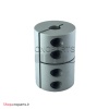 کوپلینگ coupling برند HQM اچ کیو ام شفت ورودی و خروجی 8 قطر 32 مدل D32-L45 ساخت چین (کوپلینگ دقیق)