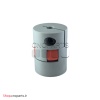 کوپلینگ coupling برند HQM اچ کیو ام شفت ورودی و خروجی 14 قطر 65 مدل SRJ65 ساخت چین (کوپلینگ لاستیکی)
