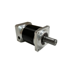 گیربکس 70 خورشیدی سرووموتور HQM اچ کیو ام مدل LB70-025-14 سایز 70 نسبت 1 به 25 شفت ورودی 14 شفت خروجی 16 فلنج مربعی مناسب 400 وات 3000 دور (گیربکس سیاره ای) (اورجینال وارداتی)