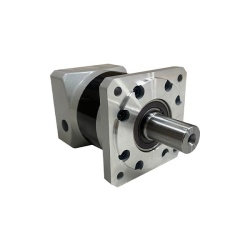 گیربکس 90 خورشیدی سرووموتور HQM اچ کیو ام مدل LE90-005-19 سایز 90 نسبت 1 به 5 شفت ورودی 19 شفت خروجی 22 فلنج گرد مناسب 750 وات 3000 دور (گیربکس سیاره ای) (اورجینال وارداتی)