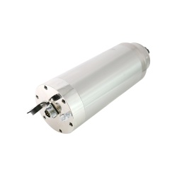 اسپیندل 5.5 کیلووات hqm اچ کیو ام مدل W055-125-2538-24 آب خنک قطر 125 میلی متر (380V/5.5KW/ER25/24000RPM) (اورجینال وارداتی)