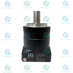 گیربکس 90 خورشیدی سرووموتور HQM اچ کیو ام مدل SE90-005-19 سایز 90 نسبت 1 به 5 شفت ورودی 19 شفت خروجی 22 فلنج گرد مناسب 750 وات 3000 دور (گیربکس سیاره ای) (اورجینال وارداتی)