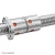 مهره بالسکرو دوبل 25 گام 5 ballscrew اچ کیو ام HQM مدل DFU-25-05-T4 (پیچ و مهره cnc سی ان سی) (اورجینال وارداتی)