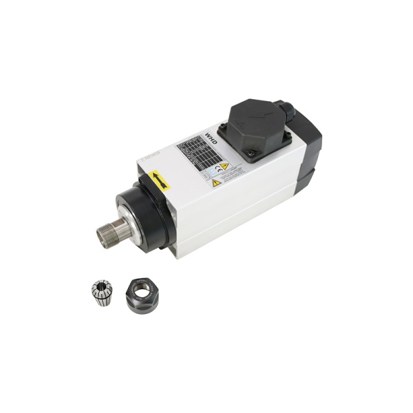 اسپیندل 2.2 کیلووات hqm اچ کیو ام مدل A022-2522-18 هوا خنک (220V/2.2KW/ER25/18000RPM) (اورجینال وارداتی)