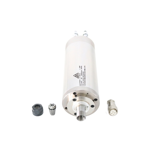 اسپیندل 1.5 کیلووات hqm اچ کیو ام مدل W015-080-1622-24 آب خنک قطر 80 میلی متر (220V/1.5KW/ER16/24000RPM) (اورجینال وارداتی)