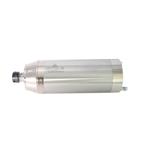 اسپیندل 5.5 کیلووات hqm اچ کیو ام مدل W055-125-3238-24 آب خنک قطر 125 میلی متر (380V/5.5KW/ER32/24000RPM) (اورجینال وارداتی)