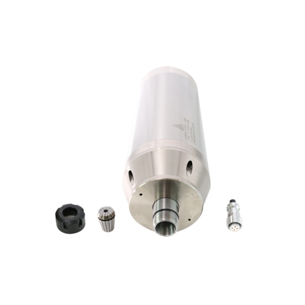 اسپیندل 5.5 کیلووات hqm اچ کیو ام مدل W055-125-3238-24 آب خنک قطر 125 میلی متر (380V/5.5KW/ER32/24000RPM) (اورجینال وارداتی)