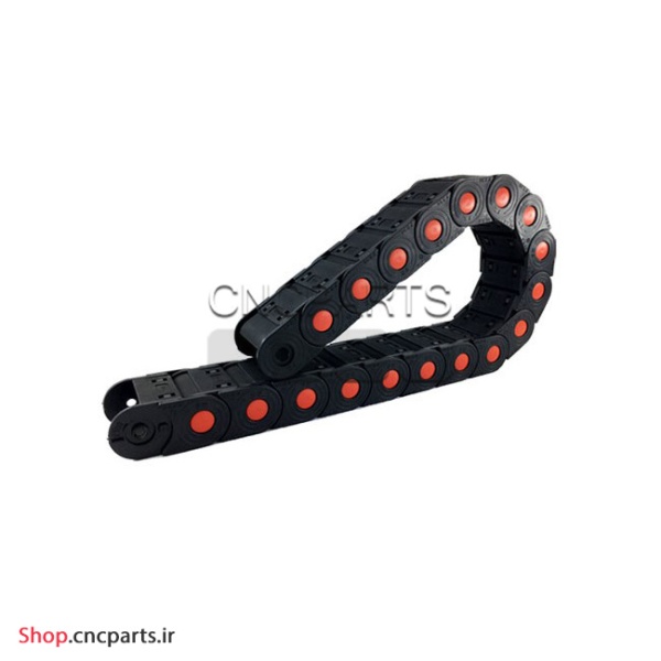 انرژی چین 35 در 80 HQM اچ کیو ام Energy Chain یا انرژی گاید (محافظ کابل) مدل FKS اف کا اس R150 با ابعاد داخلی 35×80 و ابعاد خارجی 50×100 با پل پوشیده (انرژی چین اف کا اس)
