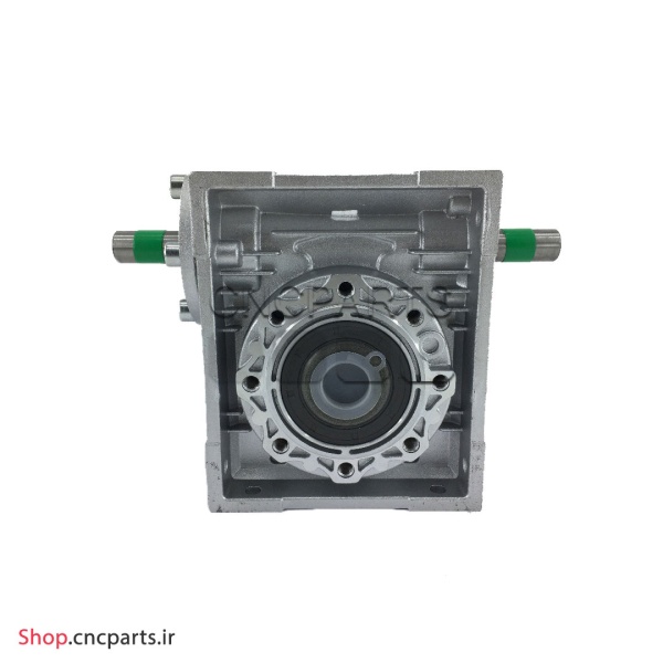 گیربکس 60 حلزونی دو سر شفت روتاری HQM اچ کیو ام سایز 60 نسبت 1 به 10 مدل MEO60-10 معادل مدل NEO60-10 لیمینگ (گیربکس روتاری) (اورجینال وارداتی)