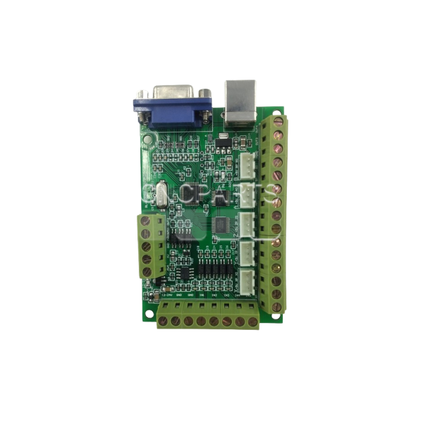 کنترلر cnc سی ان سی mach3 مچ تری 4 axis چهار محور USB مدل green board