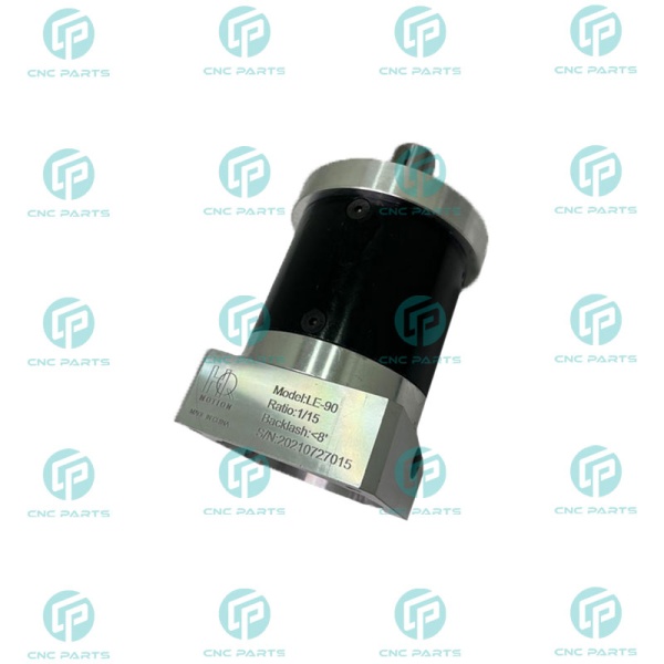 گیربکس 90 خورشیدی سرووموتور HQM اچ کیو ام مدل LE90-015-19 سایز 90 نسبت 1 به 15 شفت ورودی 19 شفت خروجی 22 فلنج گرد مناسب 750 وات 3000 دور (گیربکس سیاره ای) (اورجینال وارداتی)