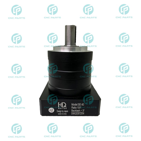 گیربکس 90 خورشیدی سرووموتور HQM اچ کیو ام مدل SE90-010-19 سایز 90 نسبت 1 به 10 شفت ورودی 19 شفت خروجی 22 فلنج گرد مناسب 750 وات 3000 دور (گیربکس سیاره ای) (اورجینال وارداتی)