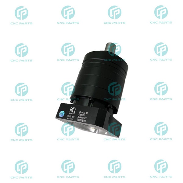 گیربکس 90 خورشیدی سرووموتور HQM اچ کیو ام مدل SE90-025-19 سایز 90 نسبت 1 به 25 شفت ورودی 19 شفت خروجی 22 فلنج گرد مناسب 750 وات 3000 دور (گیربکس سیاره ای) (اورجینال وارداتی)