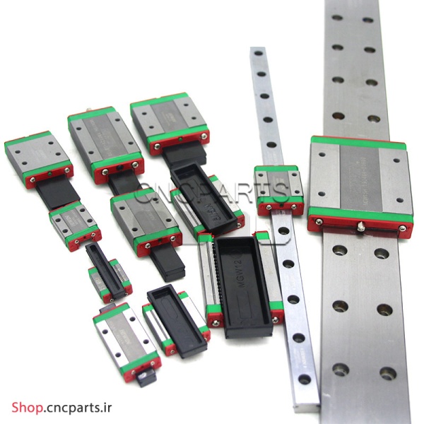 ریل 12 cnc سی ان سی HIWIN هایوین مدل MGWR12-L100 مینیاتوری