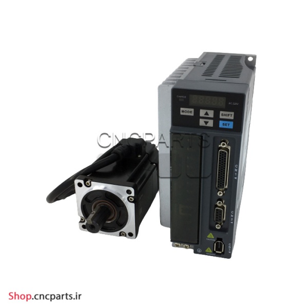 سروو موتور 400w وات alpha آلفا ساده 3000 دور rpm مدل CMA-C2060414 کد درایو SD-F-0421