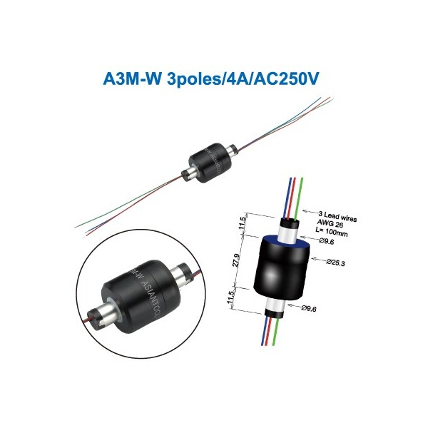 /slip-ring/lead-wire/a3m-w