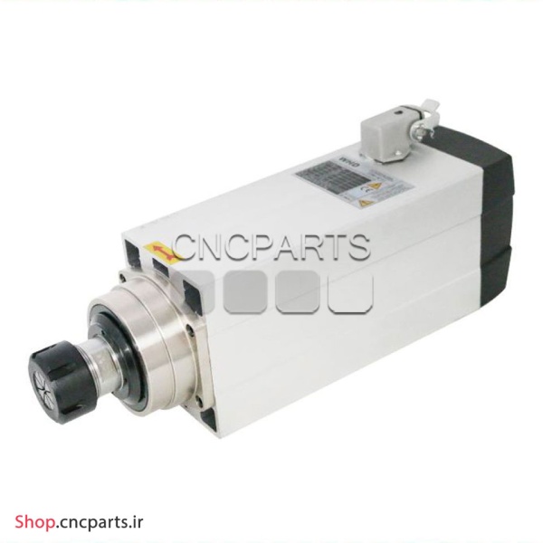 اسپیندل 6 کیلووات hqm اچ کیو ام مدل AW060-3238-24 هوا خنک (ضد آب) (380V/6.0KW/ER32/24000RPM) (اورجینال وارداتی)