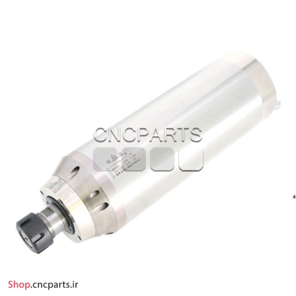 اسپیندل 7.5 کیلووات hqm اچ کیو ام مدل W075-125-3238-24 آب خنک قطر 125 میلی متر (380V/7.5KW/ER32/24000RPM) (اورجینال وارداتی)
