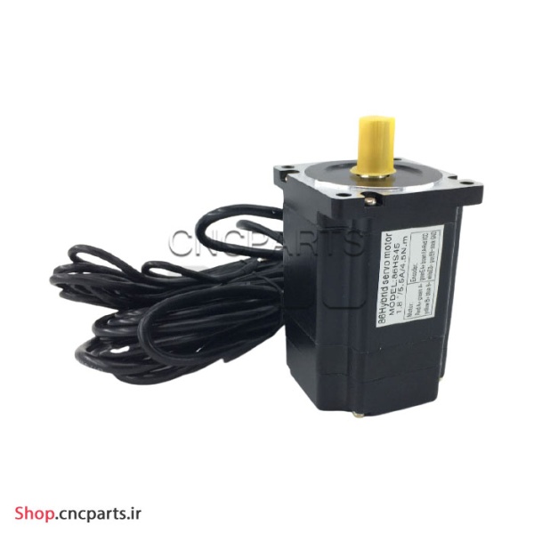 استپ موتور انکودردار 45 کیلوگرم سانتی متر easyservo ایزی سروو HQM اچ کیو ام 45kg.cm/4.5n.m مدل 86HSS45+E (EC86-45) دو فاز 2ph نما nema 34 (اورجینال وارداتی)